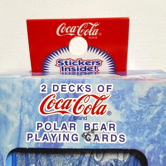 Coca-Cola Polar Bear Limited Edition 2 Decks of Playing Cards New Unopened - Picture 4 of 16
